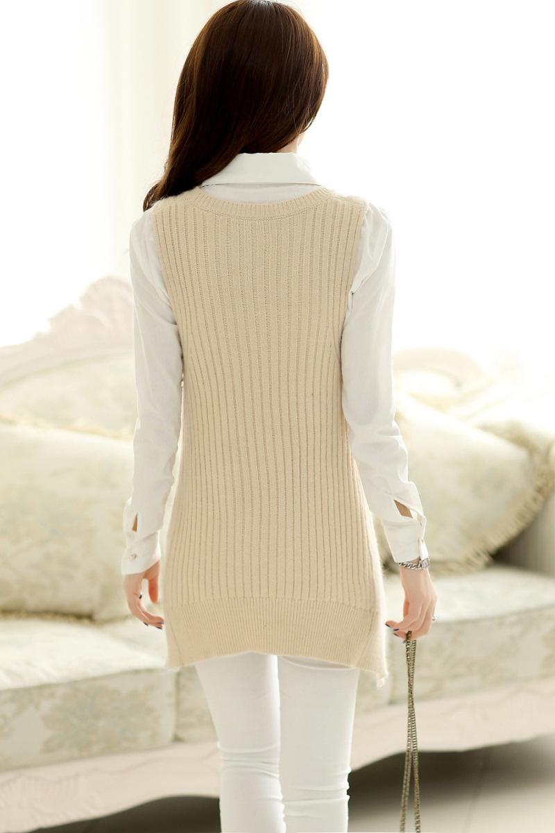 【2014春女装新款<em>背心</em>款<em>针织外套</em>型韩版宽松