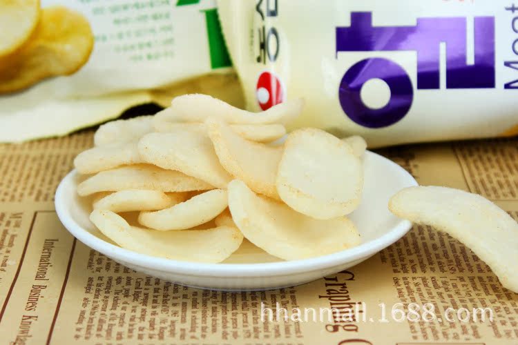 【韩国进口膨化食品批发 农心鲜虾片 68g*30袋