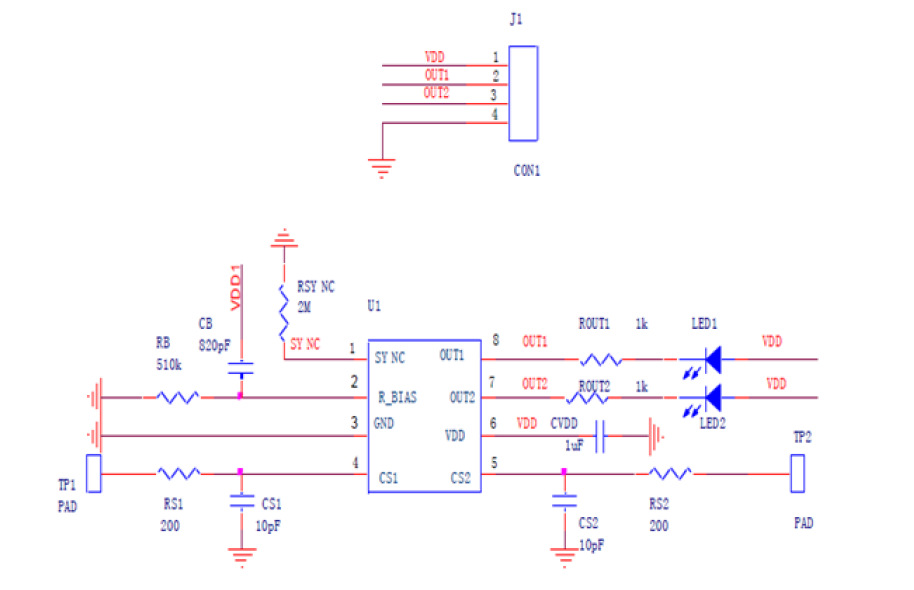 路(IC)-原厂直销双通道自校准电容式触摸芯片Q