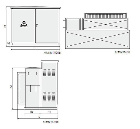 供应其他yb37美式箱变箱式变电站外壳