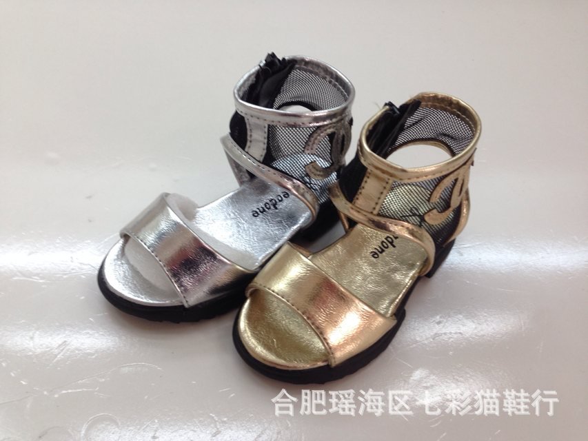 2014 夏季新款 高幫潮童 透氣時尚女童涼鞋工廠,批發,進口,代購