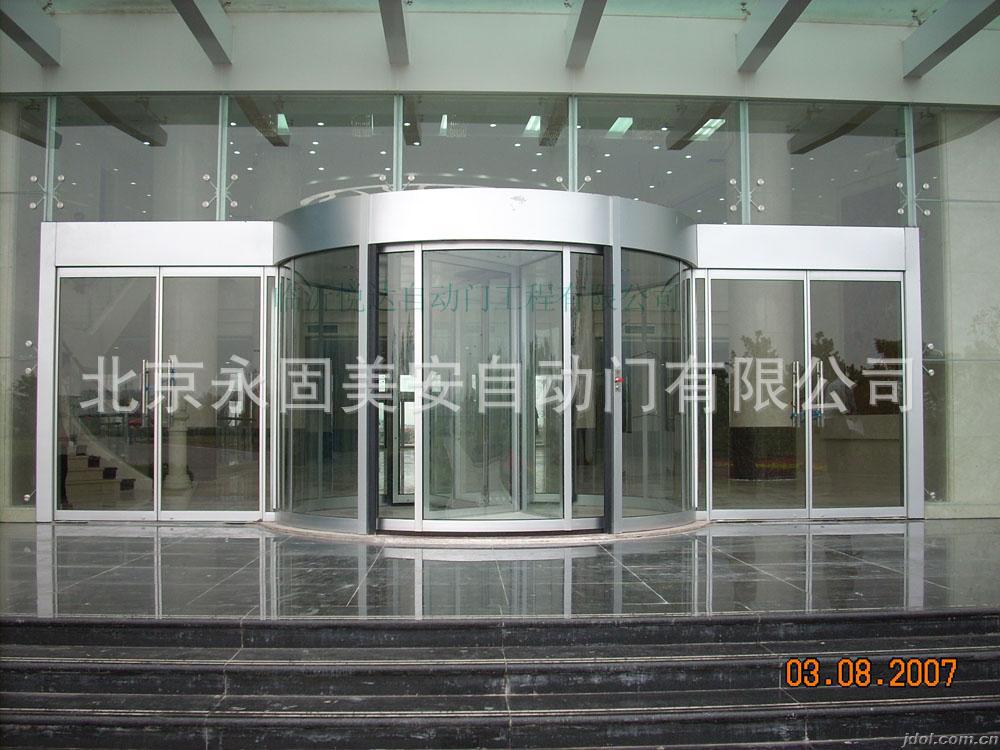 永固美安015有框旋转门120000一套