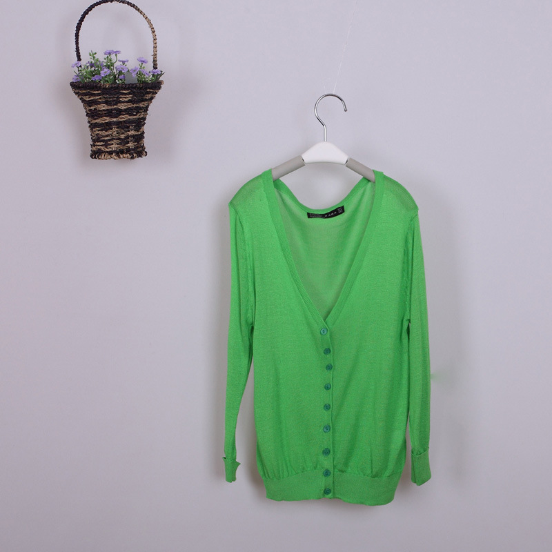 外贸<em>原单</em>女装<em>针织开衫</em> 防晒衫 空调衫 图片_高