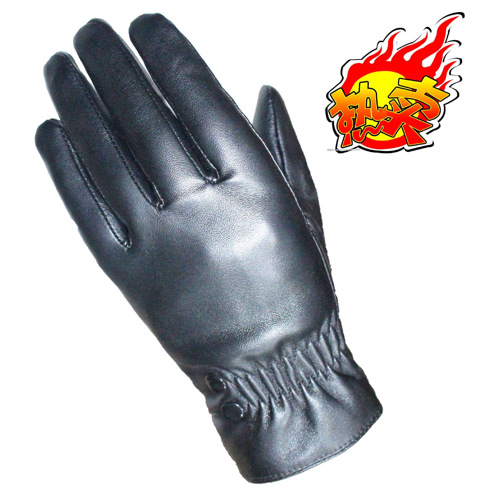 批发采购手套-女士皮优革手套双扣超柔里布淘