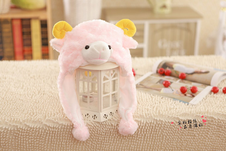 男女儿童宝宝保暖棉帽子韩版潮流冬季动物头可