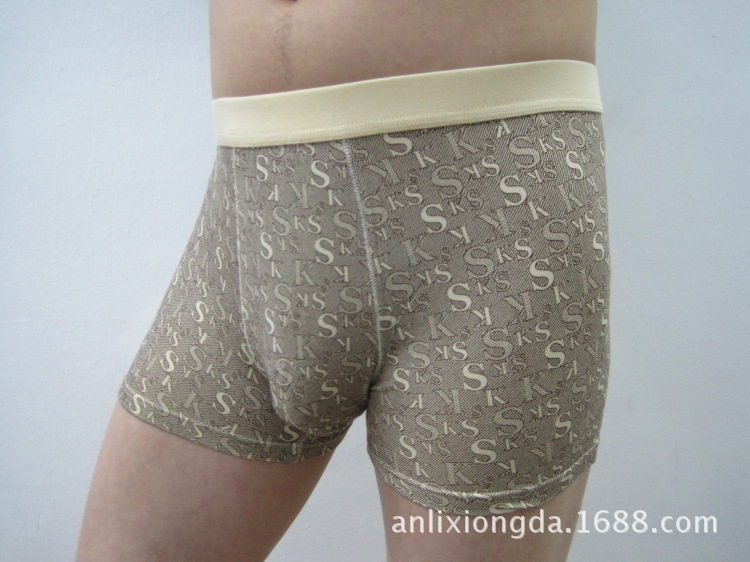 <em>内裤</em>-满花印花 莫代尔<em>内裤英文</em>印花性感中腰平