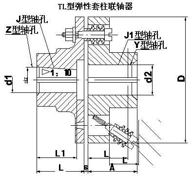 【热门品牌】弹性连轴器--tl型--江苏联轴器厂家低价热销