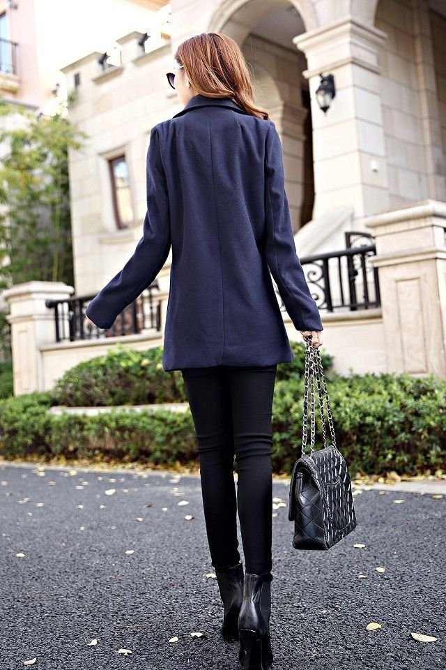 毛呢風衣女 女式風衣