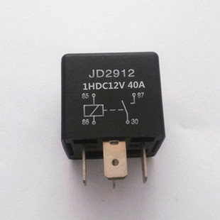 继电器厂家直销汽车继电器jd2912 1hdc12v40a四脚
