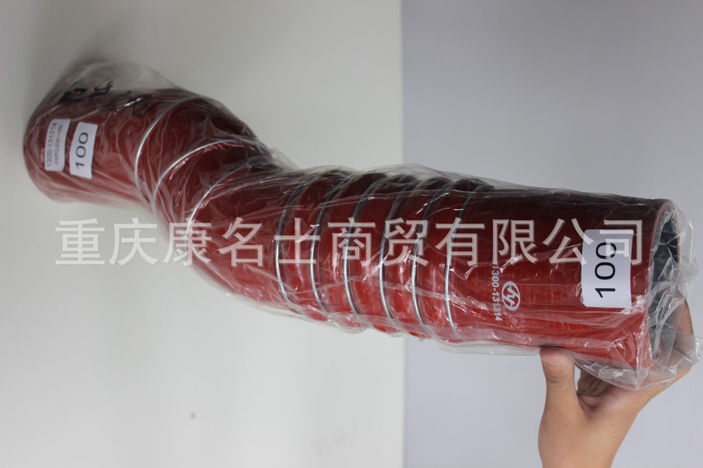 高压硅胶管KMRG-936++499-红岩金刚胶管1300-131314-内径100X空气胶管,红色钢丝9凸缘8Z字内径100XL640XL610XH180XH210-15