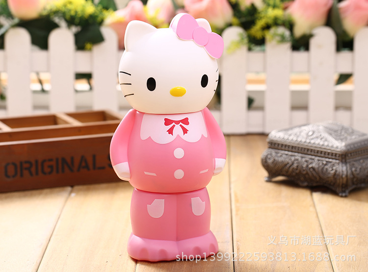 hellokitty存钱罐 kitty猫三节储钱罐kt猫零钱罐儿童礼物礼品批发