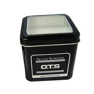 OTS奥迪斯 O.T.S方形铁表盒 礼品盒 盒子 铁盒