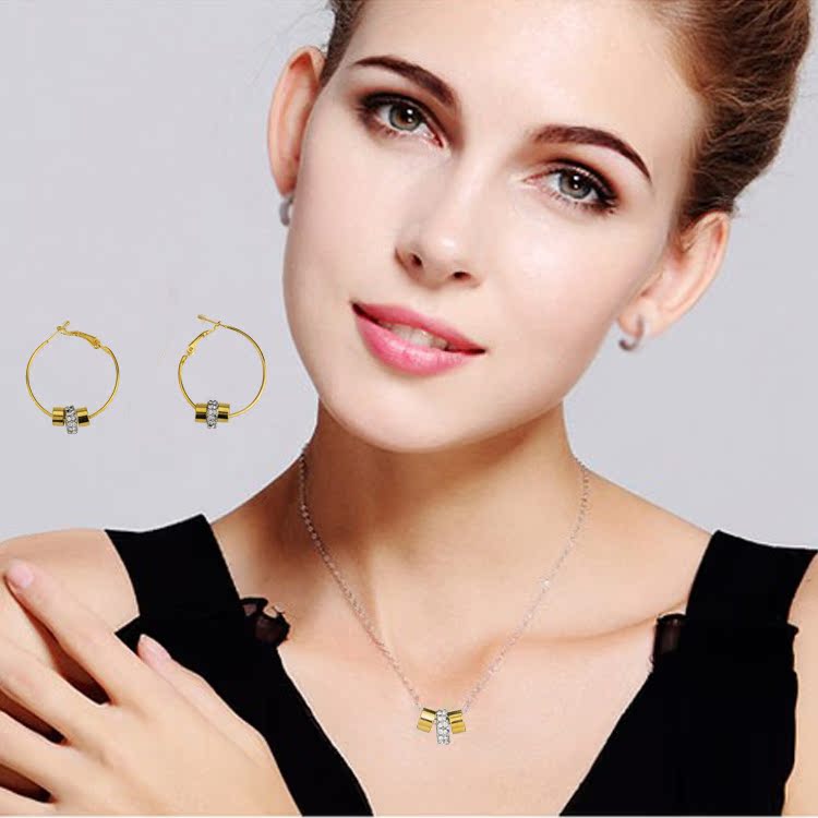 新款 欧美大牌项饰 高档合金镶钻项链 锁骨链 小额饰品厂家批发