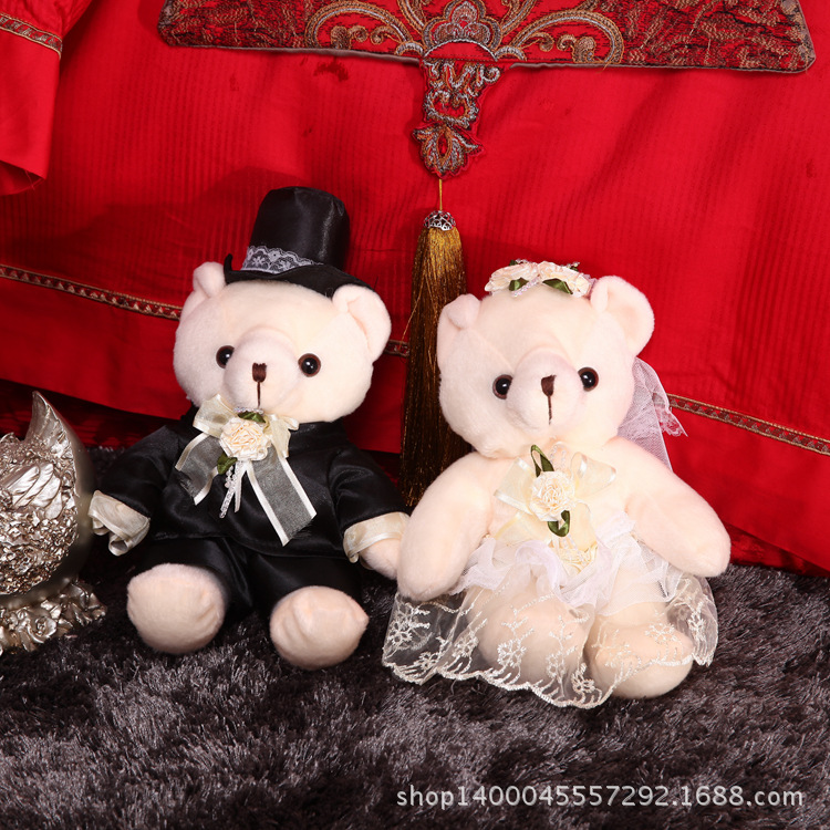 情侣,玩具熊一对,婚庆压床娃娃,泰迪熊公仔,结婚用礼品