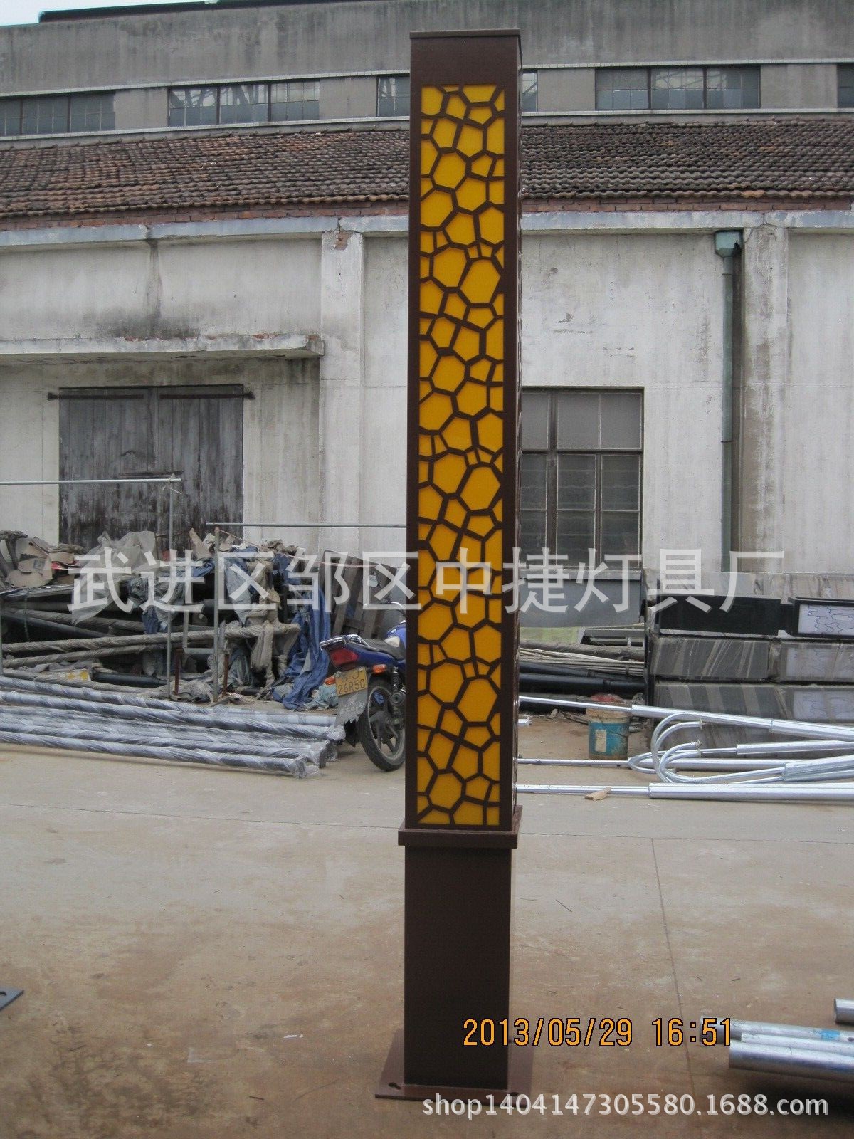 景观灯-厂家直销方体激光割花景观灯-景观灯尽