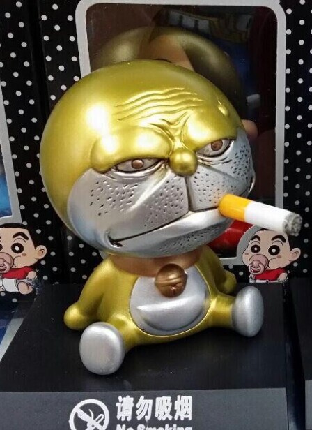 广东广州动漫手办批发 哆啦a梦 机器猫 叮当 请勿吸烟 模型摆件价格