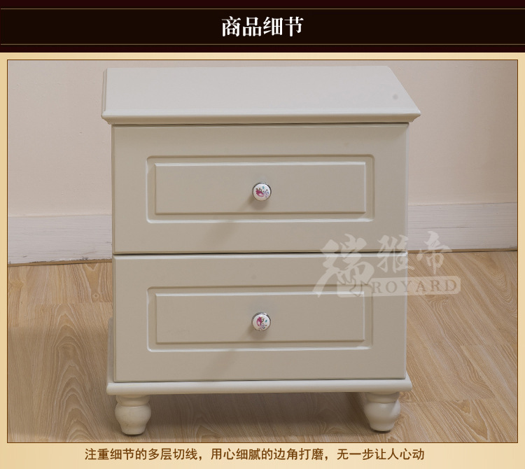 特价批发实木储物韩式床头象牙白特惠 产品质量保证