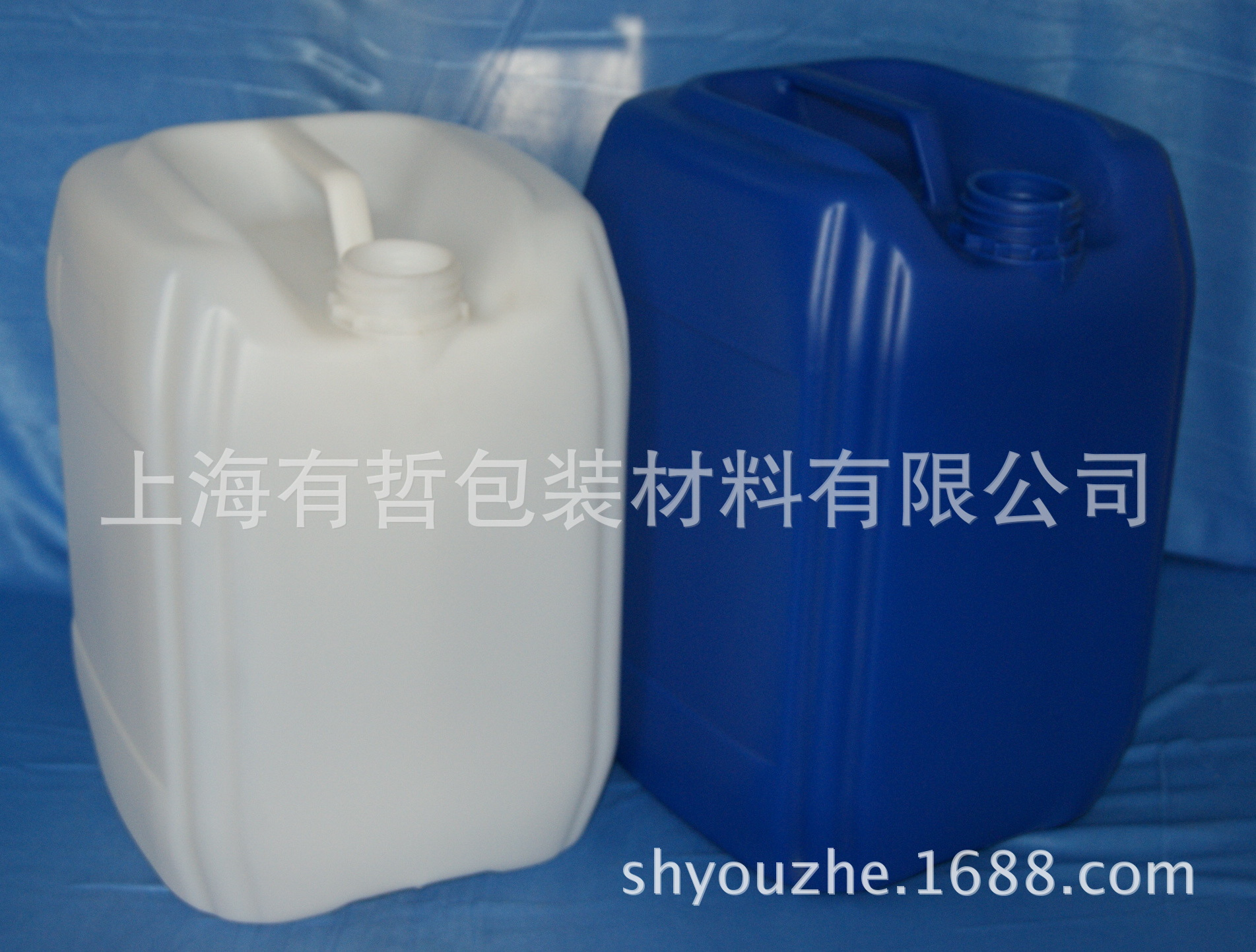 【供应 蓝色白色PE食品塑料桶化工塑料桶储水