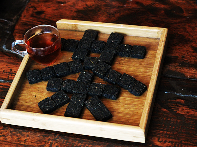 黑茶-特产义聚昌特级 味道独特 特级安化黑茶天