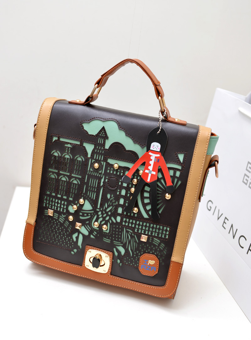 【厂家直销批发 2013新款撞色复古学院风ZAZ