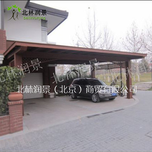 厂家直销 可定制 大气上档次 钢结构 防腐木樟子松 车库