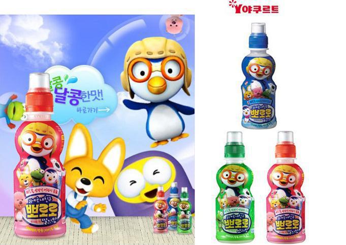 韓國進(jìn)口 啵樂樂牛奶口味飲料 寶露露兒童飲料果汁 235ml*24瓶