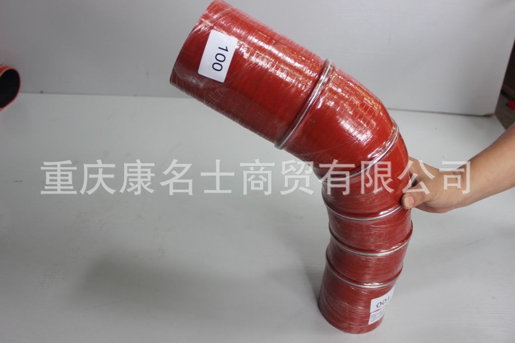 水暖硅胶管KMRG-618++500-胶管5311931107-内径100X硅胶管耐高温,红色钢丝5凸缘57字内径100XL550XL430XH270XH370-10