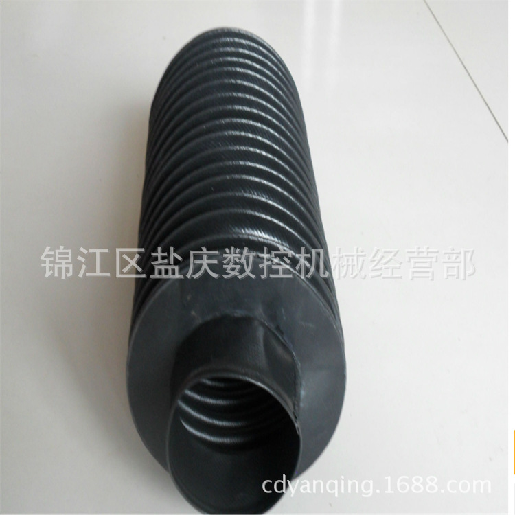 成都盐庆机床附件 规格齐全 钢板伸缩式钢板防护罩