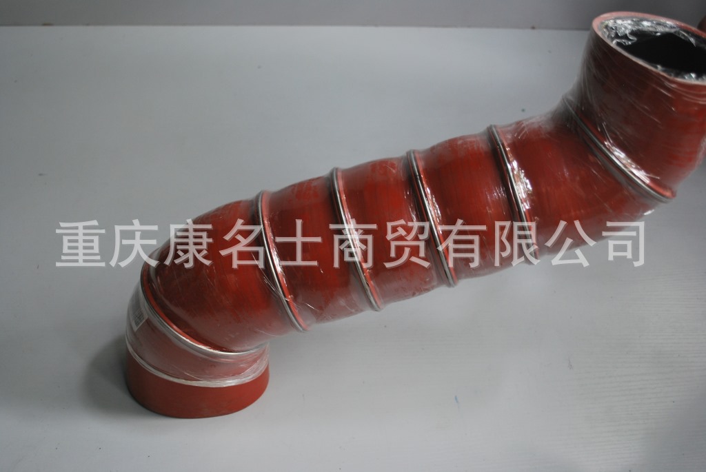 涡轮增压硅胶管KMRG-384++500-变径胶管5185020482-内径100变110X硅胶管图片,红色钢丝6凸缘6Z字内径100变110XL590XL440XH470XH520-8