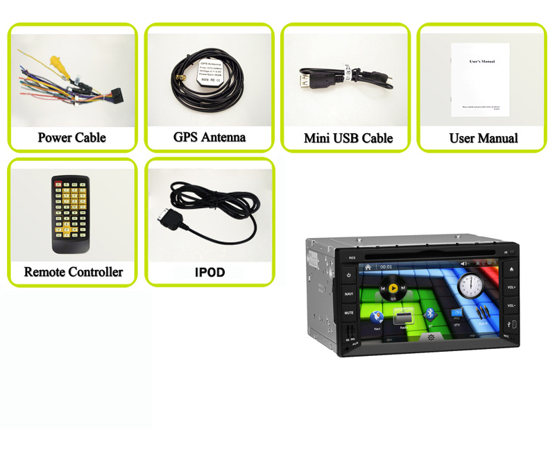 2615MX 6.2寸固定面板通用车载