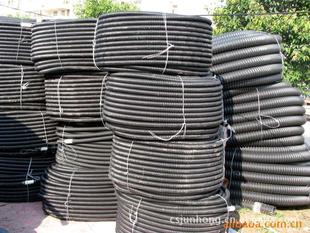 波纹管-厂家直销大规格黑色PP加厚软管内径1