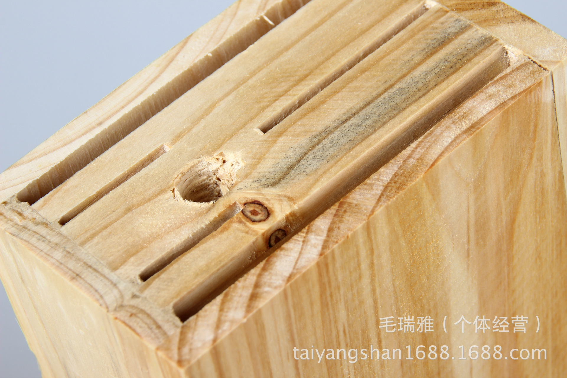 时尚新款刀架刀座 纯天然木制刀架 厨房刀架 批