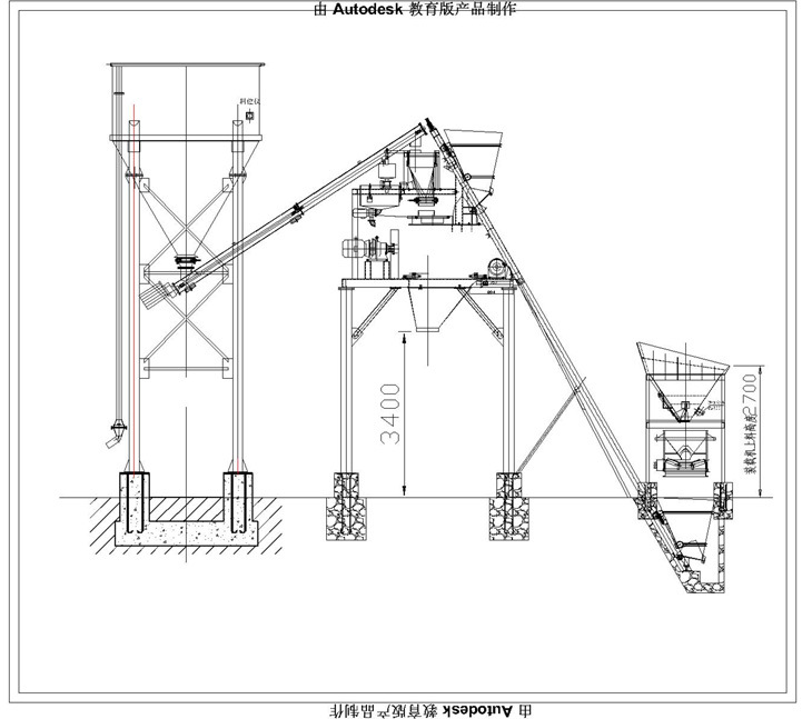 1600-10220-3配料机配js750搅拌机摆放形式-1