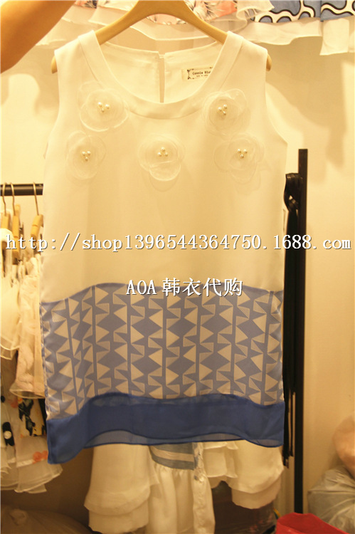 2014夏季新款*<em>AoA</em>*韩衣东大门代购<em>女装</em>几何雪