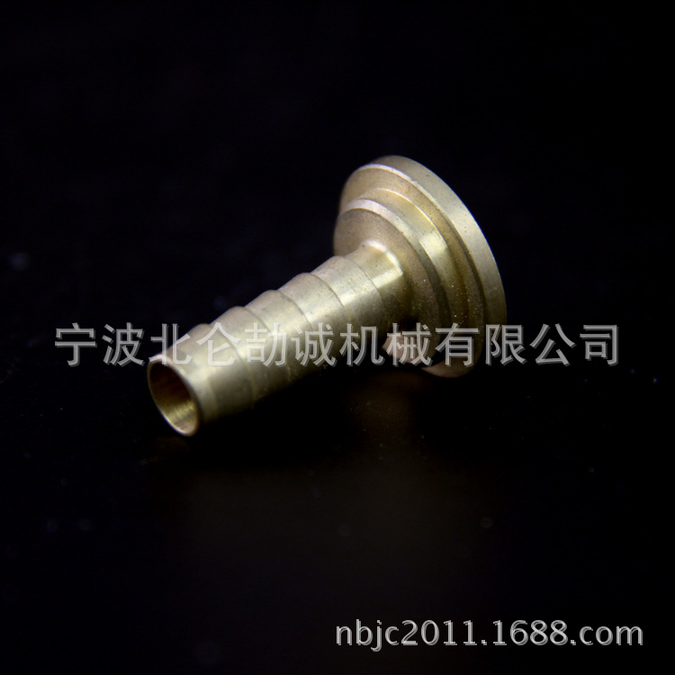 厂家直销非标气压设备螺纹管接头 数控CNC自动加工精密铜材车削件