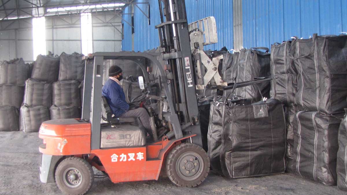 厂家出口山西晋城阳城优质无烟煤滤料 图片