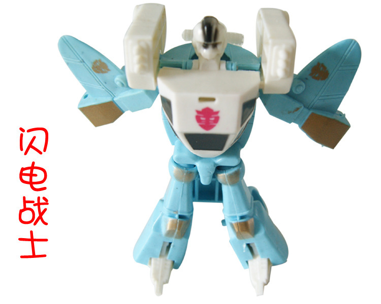 机器人模型-一个价 6pc 百变机兽 洛洛历险记百