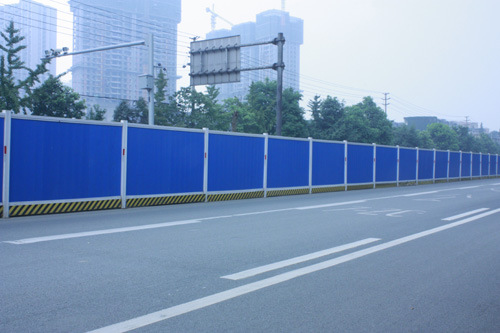 pvc围挡 市政工程 施工 围挡 建设