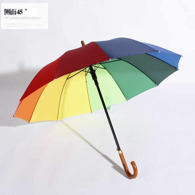 【【厂家销售】靓金兴 直杆彩虹伞 自动伞 广告伞 礼品伞 遮阳伞】价格,厂家,图片,雨衣,上虞市思睿伞业有限公司-马可波罗网