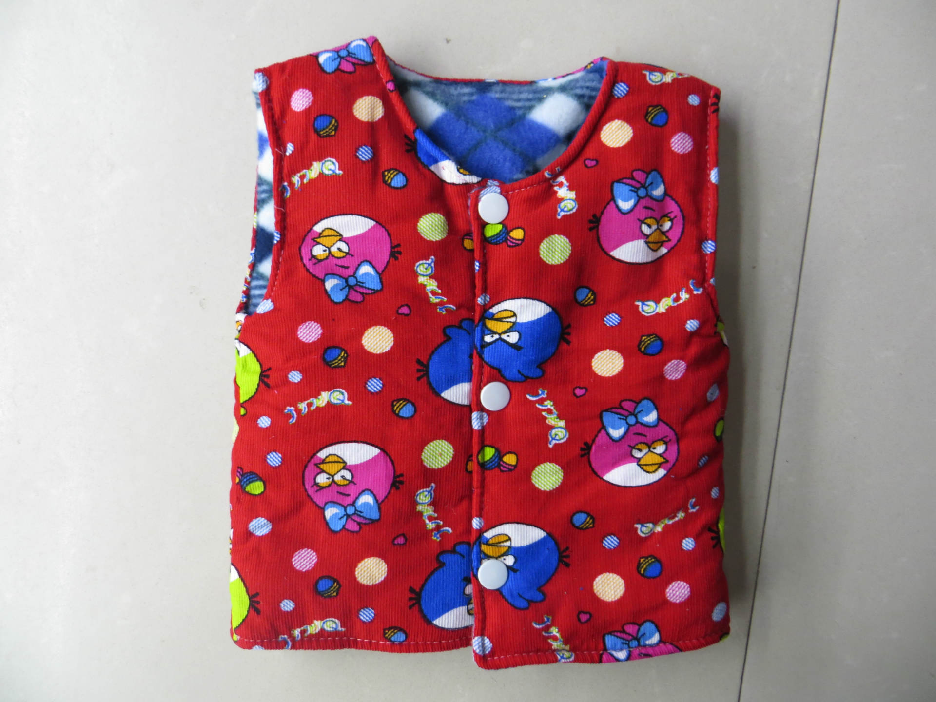 2014新生儿加厚<em>棉马甲</em> 婴<em>幼儿</em>无袖3粒扣上衣