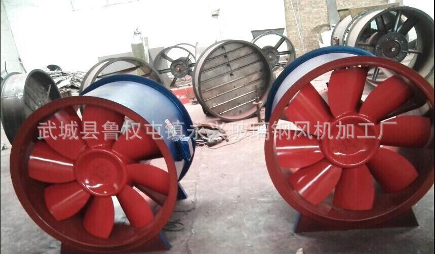 遵义直批HTF(B)消防高温排烟混流教程,贵阳排四件套刷机风机图片