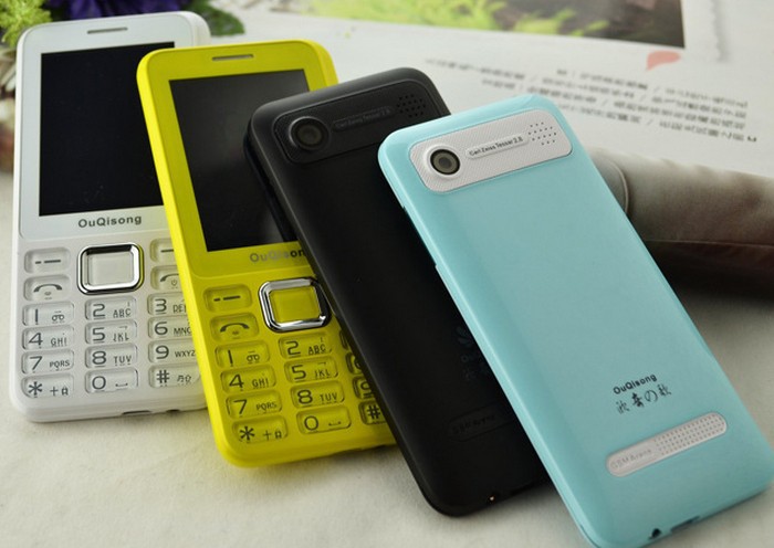 欧奇之歌P5 超薄直板手机 情侣手机水晶按键学