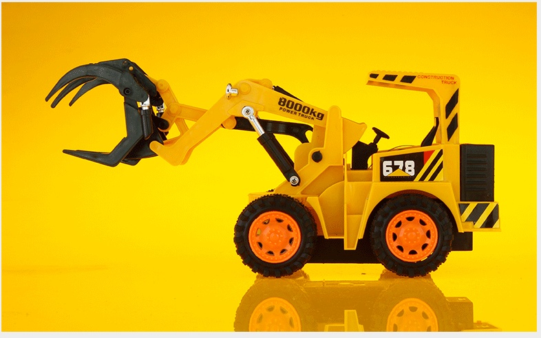 儿童最爱的无线遥控工程车