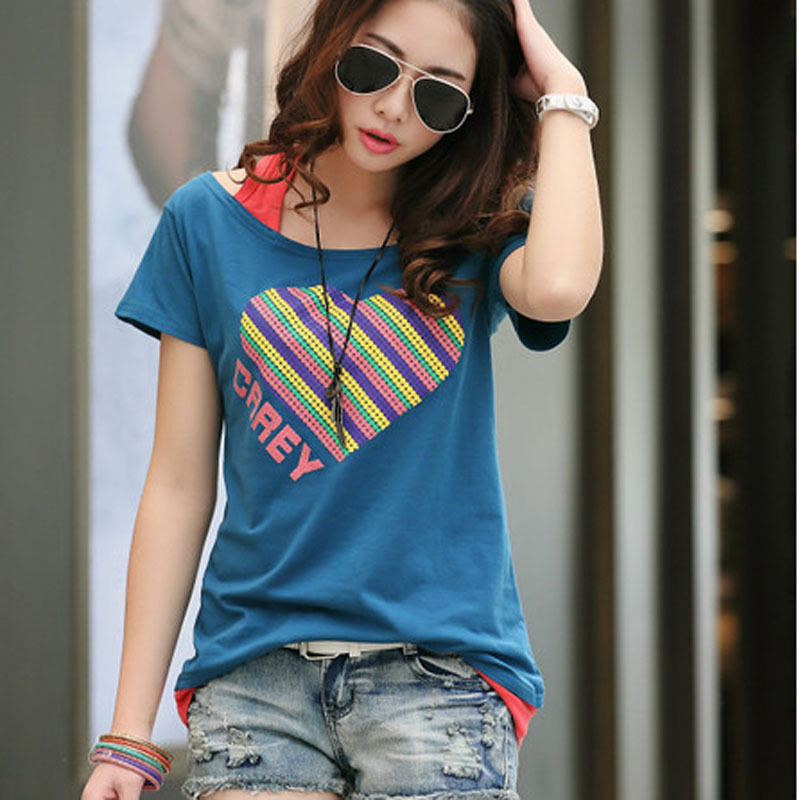 【【厂家直销】供应印花图案 <em>简单大方女装</em>爱