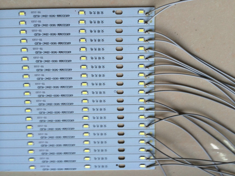 精品推荐 供应批发 优质LED灯光源板 条形铝质LED灯光源板 495mm