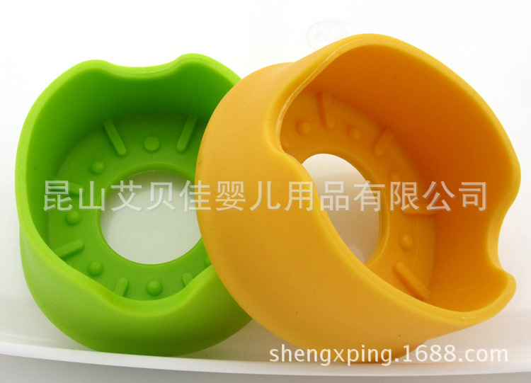 【专配贝亲 宽口径玻璃奶瓶防爆 硅胶底座 奶瓶