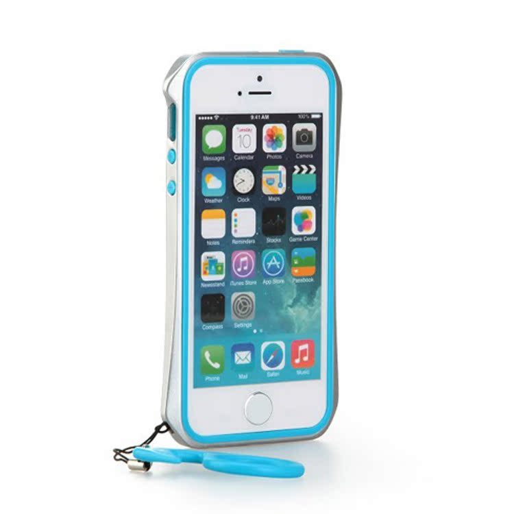 新款 iPhone5/5s金屬+tpu小蠻腰邊框保護手機殼 蘋果4/4s保護套批發・進口・工廠・代買・代購