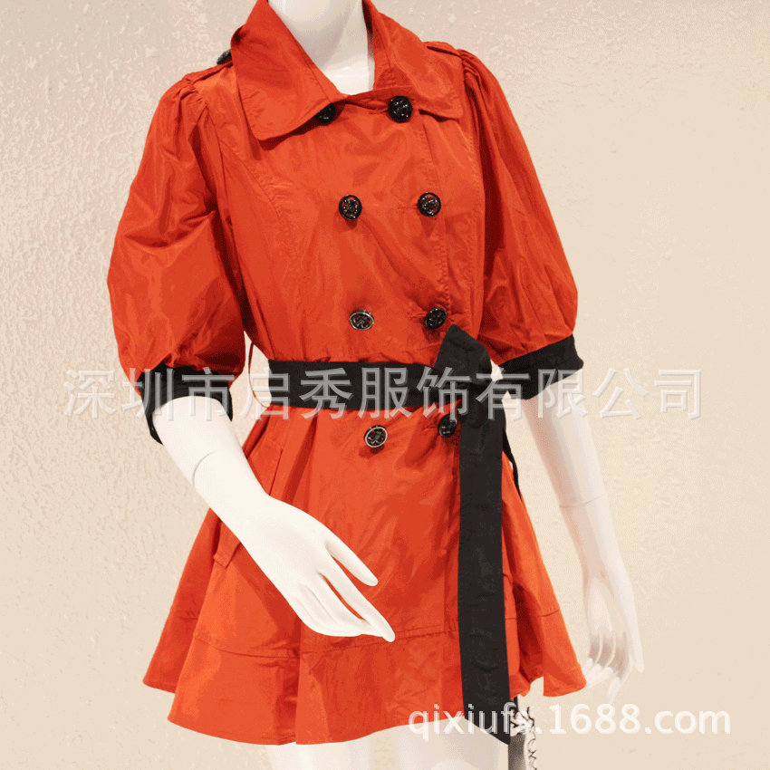 品牌折扣<em>女装</em> 艾利欧<em>秋冬装</em> 风衣 <em>外套</em> 连衣裙 