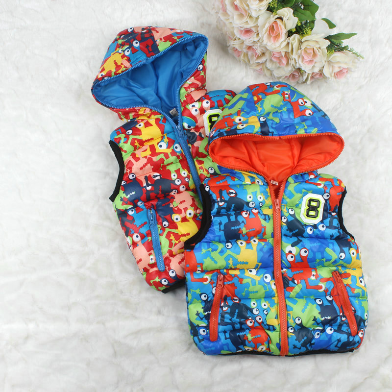 童<em>马甲</em> 2014秋<em>冬款</em>中<em>大童马甲 男童</em>女童卡通加