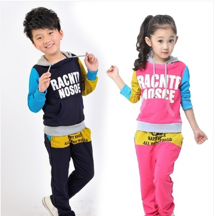 2014童装<em>新款</em>男童<em>卫衣</em>运动套装<em>女童</em> 儿童春装